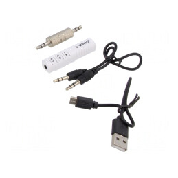 Transmițător FM Bluetooth 5.0 Alb | Electronic-mag.ro | Componente Electronice