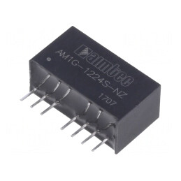 Convertor DC/DC 1W 9-18V la 24V 42mA SIP8 | Electronic-mag.ro | Componente Electronice