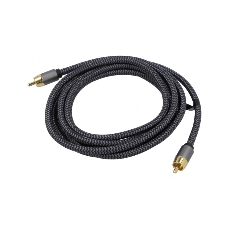 Cablu RCA Aurit 2m 6mm | Electronic-mag.ro | Componente Electronice