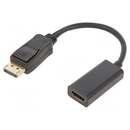 Adaptor DisplayPort la HDMI 100mm | Electronic-mag.ro | Componente Electronice