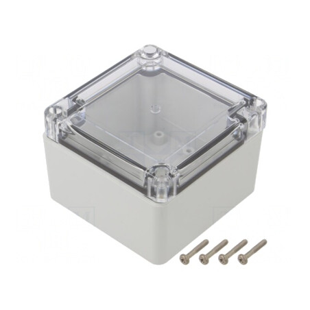 Carcasă Universală 90x90x60mm cu Bucșă din Alamă | Electronic-mag.ro | Componente Electronice