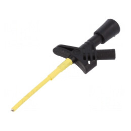 Clips de măsurare cu pensetă neagră 2mm 100mm | Electronic-mag.ro | Componente Electronice