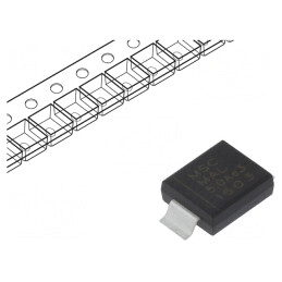 Diodă TVS 3kW 6,4V Unidirecţională DO215AB