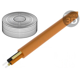 Cablu Fibră Optică HITRONIC POF 8mm | Electronic-mag.ro | Componente Electronice