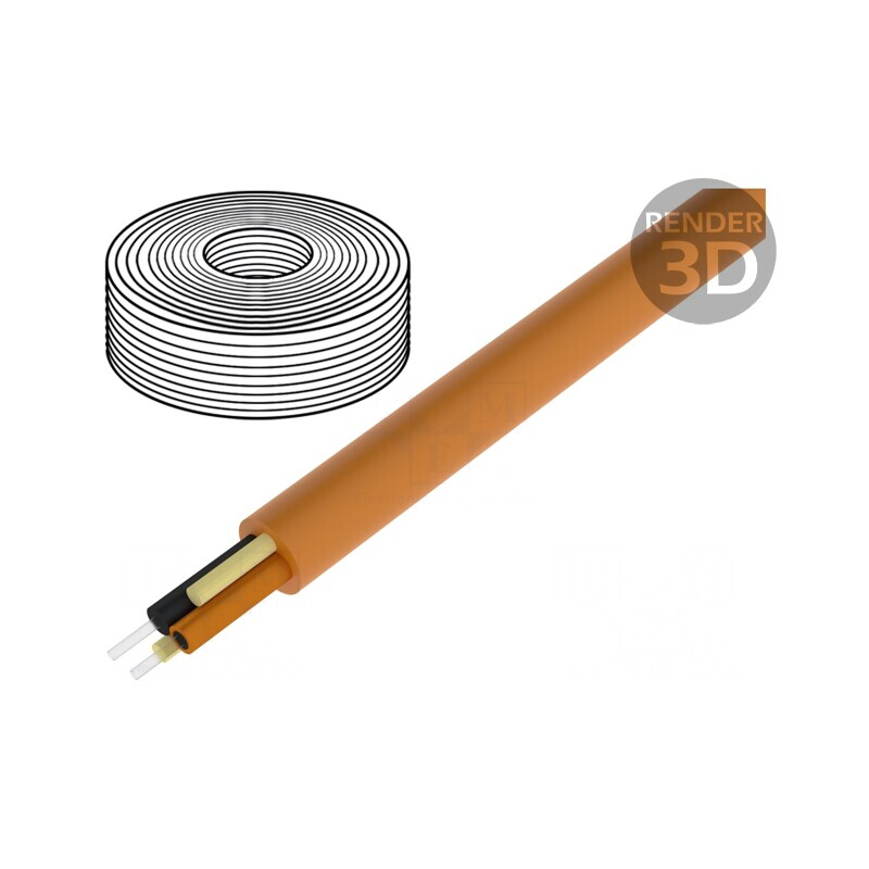 Cablu Fibră Optică HITRONIC POF 8mm | Electronic-mag.ro | Componente Electronice