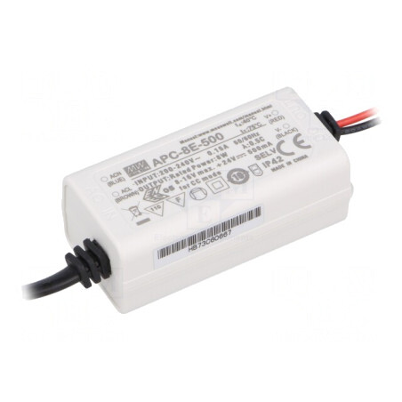 Alimentator LED 8W 8-16VDC 500mA IP42 | Electronic-mag.ro | Componente Electronice
