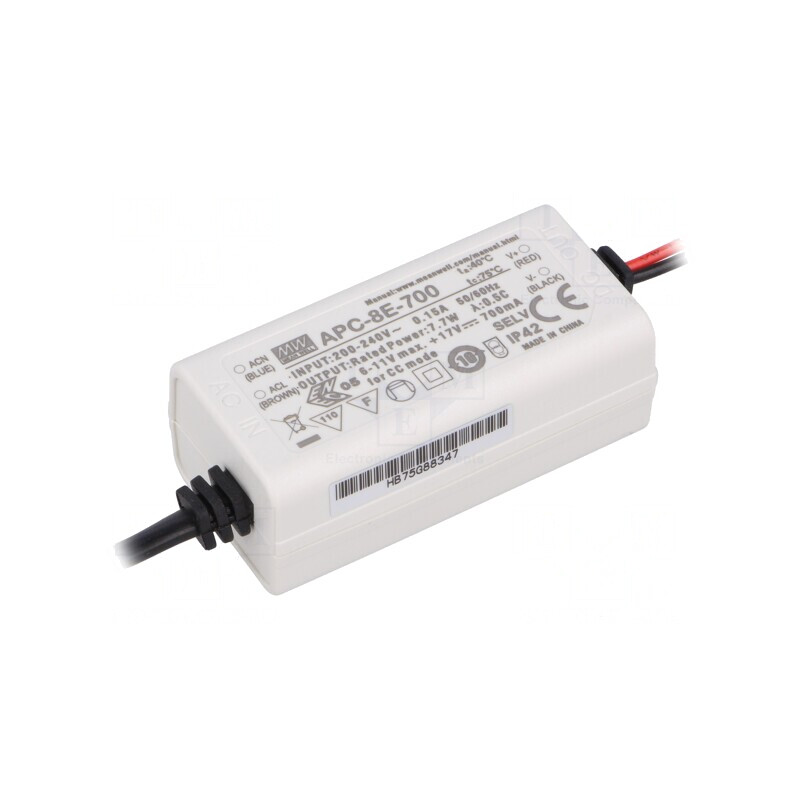 Alimentator LED 7.7W 6-11V 700mA | Electronic-mag.ro | Componente Electronice Alimentator LED 7.7W 6-11V 700mA | Electronic-mag.ro | Componente Electronice