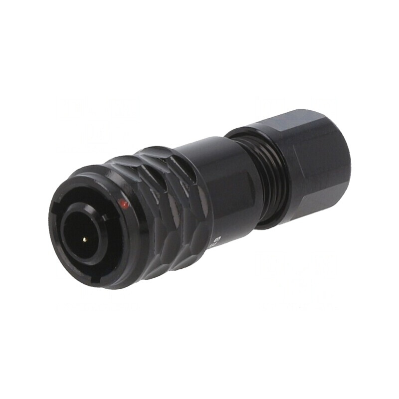 Mufă SA6 Tată PIN 3 IP67 3A Lipire pe Cablu 30V | Electronic-mag.ro | Componente Electronice
