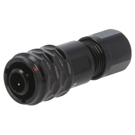 Mufă SA6 Tată PIN 3 IP67 3A Lipire pe Cablu 30V | Electronic-mag.ro | Componente Electronice