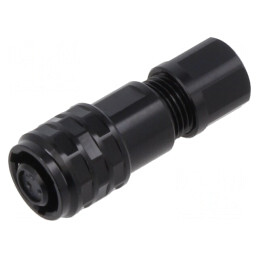 Mufă SA6 Mamă 3 PIN IP67 pentru Cablu 3A 30V | Electronic-mag.ro | Componente Electronice