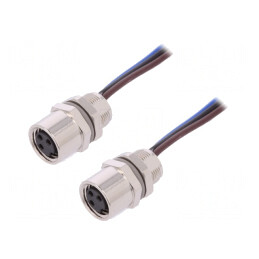 Conector M8 0.2m 3 PIN IP67 60V | Electronic-mag.ro | Componente Electronice