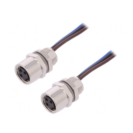 Conector M8 0.2m 3 PIN IP67 60V | Electronic-mag.ro | Componente Electronice