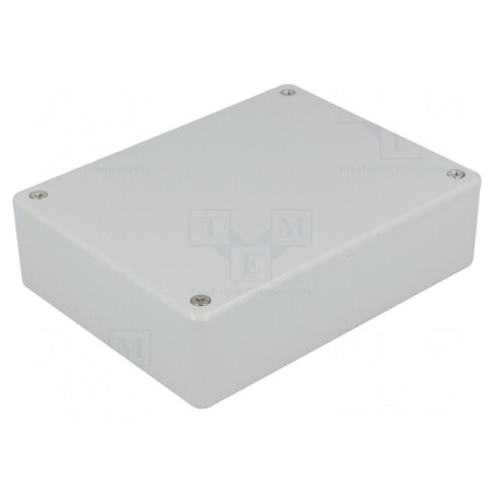 Carcasă universală ABS gri IP54 94x121x34mm | Electronic-mag.ro | Componente Electronice