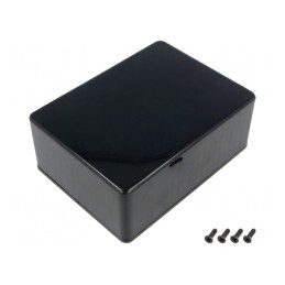 Carcasă Universală ABS Neagră 82x110x44mm | Electronic-mag.ro | Componente Electronice