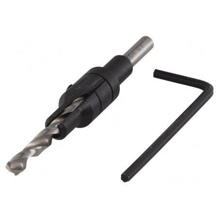 Burghiu Pregăurire Ø 4,5mm Blister cu Adâncitor | Electronic-mag.ro | Componente Electronice