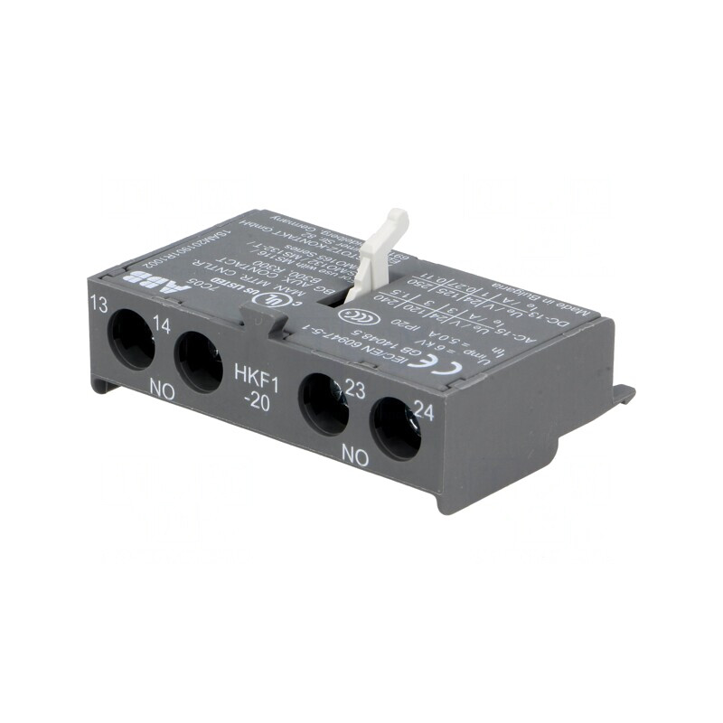 Contacte Auxiliare NO x2 cu Cleme Șurub | Electronic-mag.ro | Componente Electronice