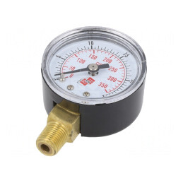 Manometru 0-25 bar 40mm pentru lichide și gaze | Electronic-mag.ro | Componente Electronice