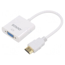 Convertor D-Sub 15pin la HDMI Alb | Electronic-mag.ro | Componente Electronice
