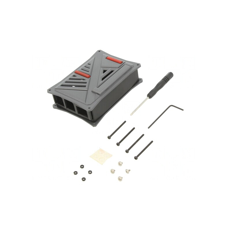 Carcasă ABS Grafit pentru Raspberry Pi 4 B 70mm | Electronic-mag.ro | Componente Electronice Carcasă ABS Grafit pentru Raspberry Pi 4 B 70mm | Electronic-mag.ro | Componente Electronice
