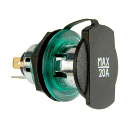 Soclu brichetă auto 20A 12-24VDC | Electronic-mag.ro | Componente Electronice