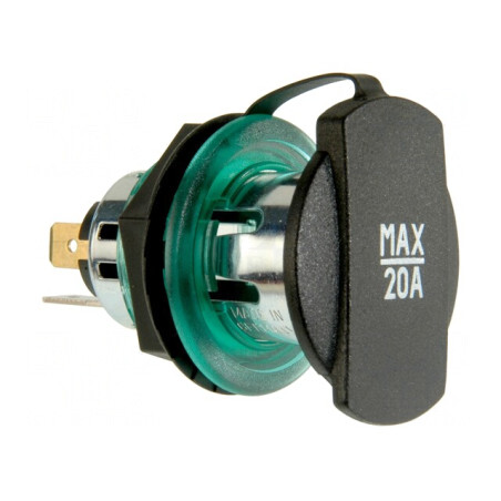 Soclu brichetă auto 20A 12-24VDC | Electronic-mag.ro | Componente Electronice