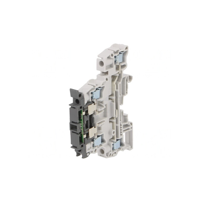 Conector Șine 0,2-6mm2 2 Piste 4 Borne 8mm SNK | Electronic-mag.ro | Componente Electronice