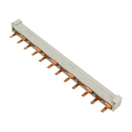 Bară colectoare 2 Poli 63A 214mm 10mm² | Electronic-mag.ro | Componente Electronice