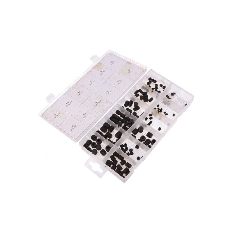 Set Şuruburi fără Cap Imbus 160 buc. | Electronic-mag.ro | Componente Electronice