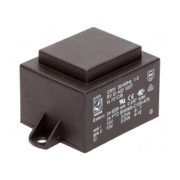 Transformator Încapsulat 6VA 230VAC 15V 200mA PCB | Electronic-mag.ro | Componente Electronice