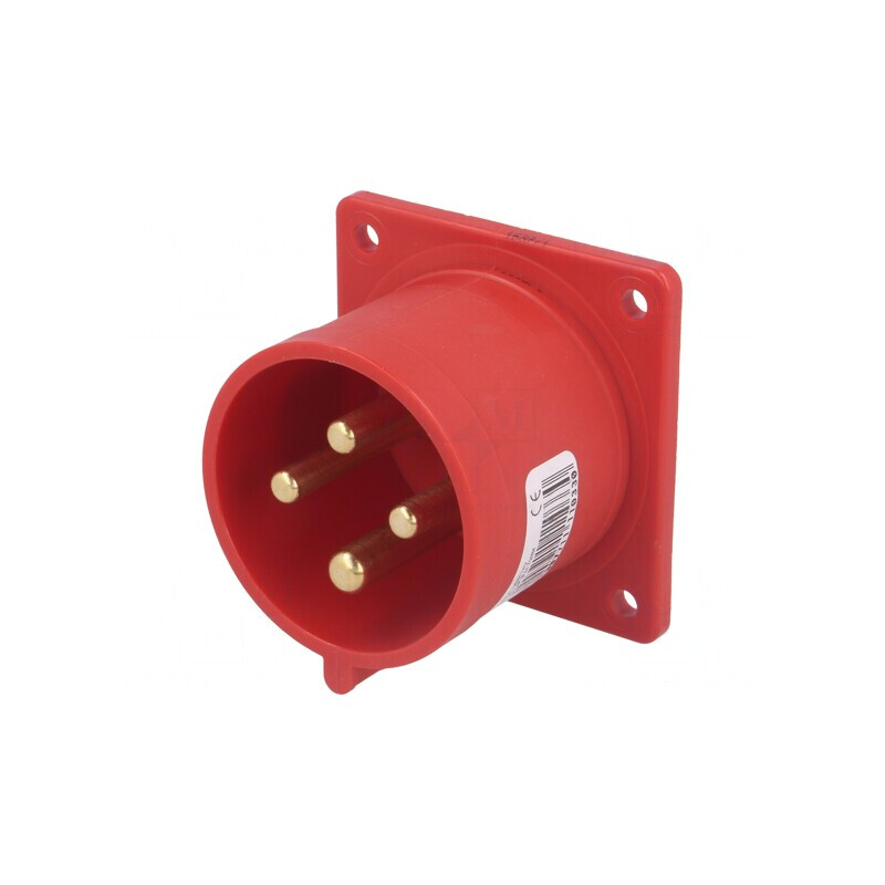 Conector alimentare trifazat 32A 400V IP44 | Electronic-mag.ro | Componente Electronice
