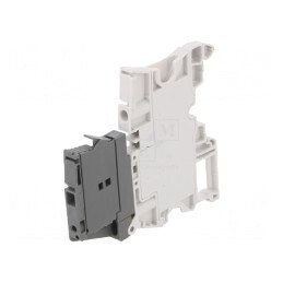 Conector de șine 0,2-4mm2 2 borne 6mm SNK | Electronic-mag.ro | Componente Electronice