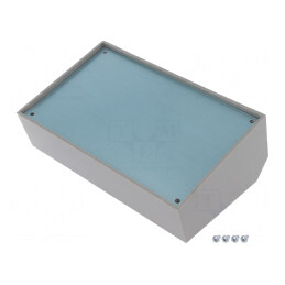 Carcasă Desktop ABS Oțel 97x161x61mm | Electronic-mag.ro | Componente Electronice