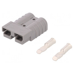 Mufă cablu-cablu SB50 hermafrodit 2 pini crimpată | Electronic-mag.ro | Componente Electronice