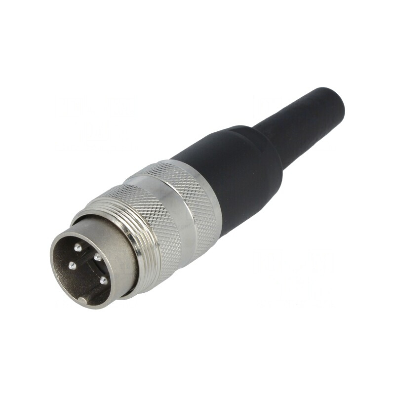Conector M16 Mufă Tată Lipire 4 PIN 5A 300V Drept | Electronic-mag.ro | Componente Electronice