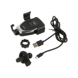 Suport Auto Negru pentru Telefon 65-85mm | Electronic-mag.ro | Componente Electronice
