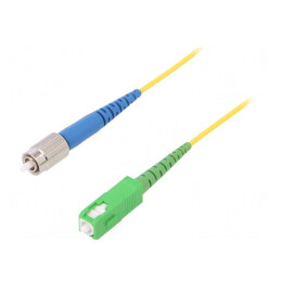 Patch Cord Fibră Optică FC/UPC-SC/APC 2m 9/125um | Electronic-mag.ro | Componente Electronice