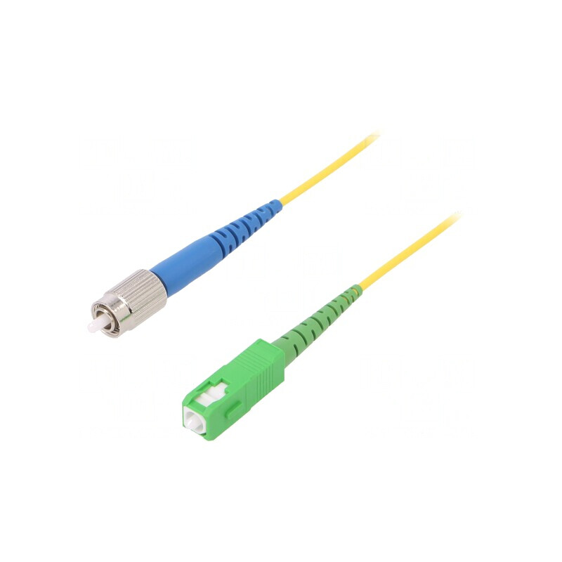 Patch Cord Fibră Optică FC/UPC-SC/APC 2m 9/125um | Electronic-mag.ro | Componente Electronice