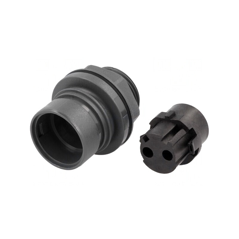 Conector Circular Soclu Mamă 2 PIN 16A | Electronic-mag.ro | Componente Electronice