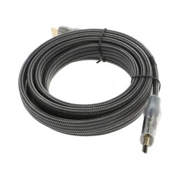 Cablu HDMI 2.0 Plat cu Mufă PVC Textilă