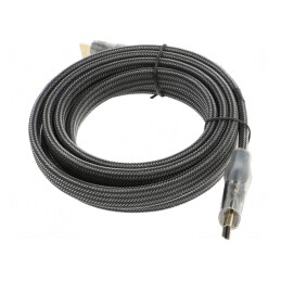 Cablu HDMI 2.0 Plat cu Mufă PVC Textilă | Electronic-mag.ro | Componente Electronice
