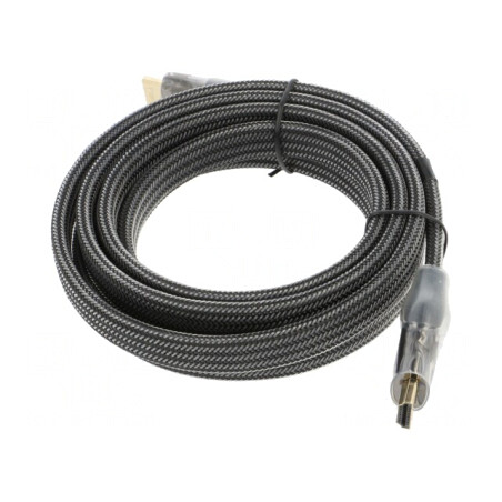 Cablu HDMI 2.0 Plat cu Mufă PVC Textilă | Electronic-mag.ro | Componente Electronice