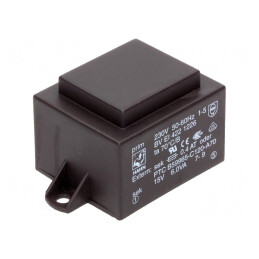 Transformator Încapsulat 6VA 230V 15V 400mA PCB | Electronic-mag.ro | Componente Electronice