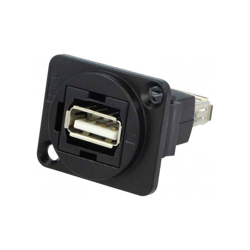 Adaptor USB 2.0 Metalic cu Dublu Soclu USB A | Electronic-mag.ro | Componente Electronice