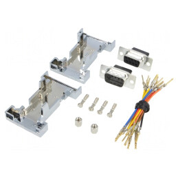 Adaptor D-Sub 9pin Tată-Mamă | Electronic-mag.ro | Componente Electronice