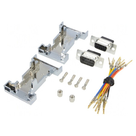 Adaptor D-Sub 9pin Tată-Mamă | Electronic-mag.ro | Componente Electronice