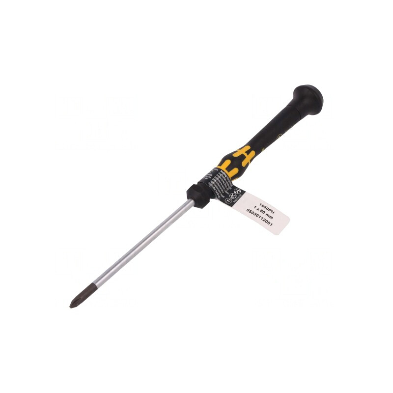 Şurubelniţă de Precizie Phillips PH1 80mm ESD | Electronic-mag.ro | Componente Electronice