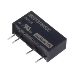 Convertor DC/DC 1W 10.8-13.2V la 5V 200mA SIP | Electronic-mag.ro | Componente Electronice