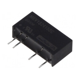 Convertor DC/DC 1W 15V 67mA SIP | Electronic-mag.ro | Componente Electronice