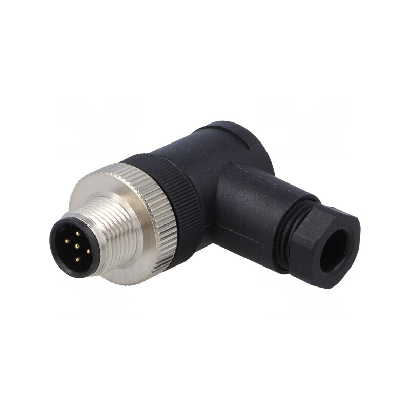 Mufă M12 5 PIN tată Profibus pe cablu IP65/IP67 60V 4A | Electronic-mag.ro | Componente Electronice