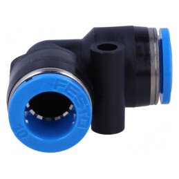 Racord Push-in 90° 10mm 0,95-6bar | Electronic-mag.ro | Componente Electronice